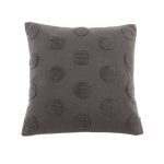 Spot Textured Charcoal Cushion Charcoal