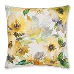 Sophia Floral Ochre Cushion Cover Ochre