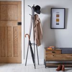 Metal Black Coat Stand Black