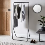 Metal Black Clothes Rail Black