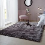 Steel Jewel Shaggy Rug Jewel Steel