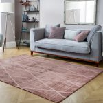 5A Fifth Avenue Sheer Diamond Rug Pink (Blush)