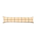 Isabella Check Draught Excluder Natural Natural