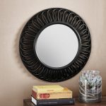 Small Black Global Mirror Black