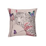 Deco Leopard Cushion Natural