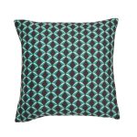 Deco Geo Cushion Green