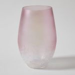5A Fifth Avenue Pink Crackle Vase Pink