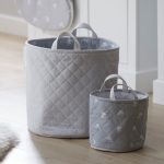 Tiny But Mighty Pack of 2 Storage Bags Grey