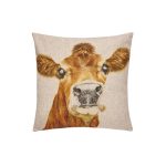 Jessica Parker-Andrews Cow Cushion Natural