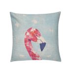 Rebecca Yoxall Flamingo Cushion MultiColoured