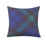 Highland Tartan Cushion Royal Blue