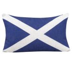 Scottish Flag Cushion Blue