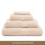 Dorma Silk Blend Apricot Towel Orange