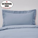 Non Iron Plain Dye Cornflower Oxford Pillowcase Blue