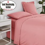 Non Iron Plain Dye Coral Flat Sheet Orange