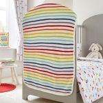 Rainbow Knitted Blanket MultiColoured
