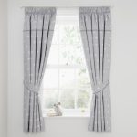 Tiny But Mighty Blackout Pencil Pleat Curtains Grey