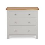 Bromley Grey 3 Drawer Chest Grey