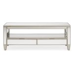 Fitzgerald Mirrored TV Stand Silver