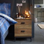 Fulton 2 Drawer Bedside Table Pine