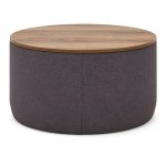 Fulton Fabric Coffee Table Grey