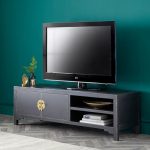 Hanna Black Wide TV Stand Black