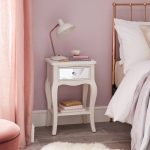 Palais Mirrored Ivory Nightstand Cream