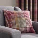 Logan Check Multicoloured Cushion MultiColoured