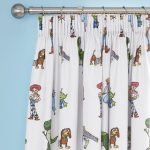 Disney Toy Story Blackout Pencil Pleat Curtains White