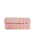 Pack of 2 Blush Bath Towels Pink