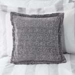 5A Fifth Avenue Mirabella Charcoal Cushion Silver