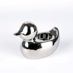 Chrome Duck Tea Light Chrome