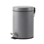3L Grey Pedal Bin Grey