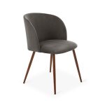 Celia Velvet Dining Chair – Grey Grey
