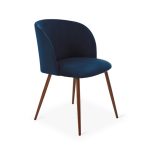 Celia Velvet Dining Chair – Midnight Blue Midnight (Blue)