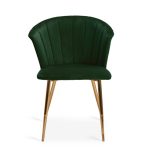 Kendall Velvet Dining Chair – Bottle Green Bottle Green