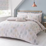 Sweet Trees Natural Reversible Duvet Cover and Pillowcase Set Natural