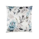 Painterly Floral Blue Cushion Blue