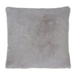 Adeline Grey Faux Fur Cushion Cover Grey