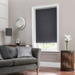 Larson Dark Grey Blackout Roller Blind Dark Grey