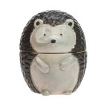 Hedgehog Storage Jar Brown