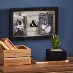 You and Me Photo Frame Brown