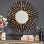 Global Gem Edge Starburst Mirror Black