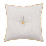 Solar Button Cushion Grey