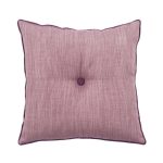 Solar Button Cushion Mauve