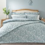 Imogen Seafoam Jacquard Bedspread Blue