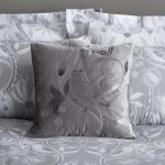 Havisham Silver Velvet Cushion Silver