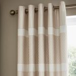 Bardot Cream Blackout Eyelet Curtains Cream