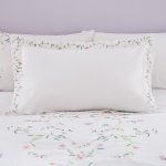 Sophie White Embroidered Oxford Pillowcase White