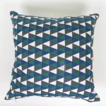 Geo Charcoal Cushion Charcoal